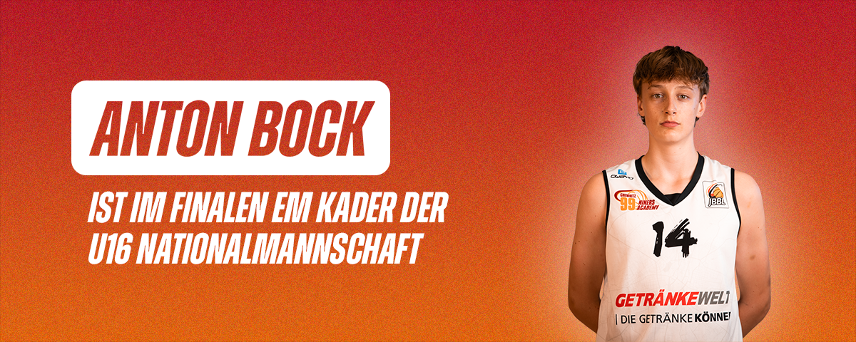 Anton Bock ist Teil des finalen EM Kaders der U16 Nationalmannschaft